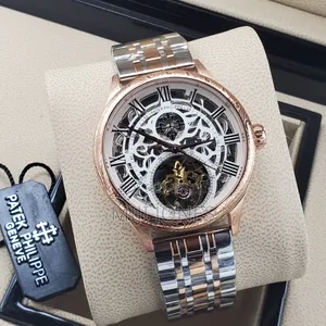 "Patek Philippe Inspired: Hollow Dial Chain Watch"