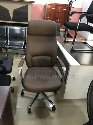 Brown Super Executive Office Leather Swivel Chair