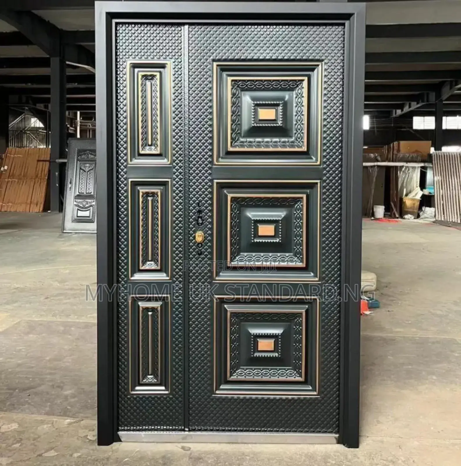 4ft Copper Cast Security Door (German)