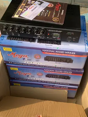 Mega 60w Amplifier With 3 Mike 1 Aux, Usb/Sd Card Player