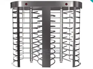 Auto Full Height Turnstiles Barrier With 90 Degree Rotation