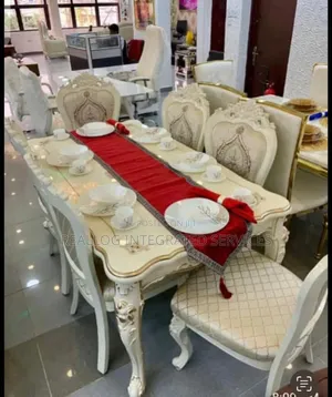 Modern 6 Seater Dining Table Set