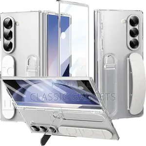 Crystal Clear Case With Strap and Stand for Galaxy Z Fold 7