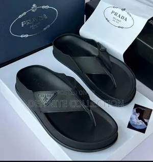 New Prada Leather Slipper