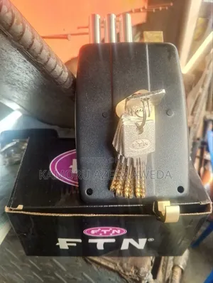 FTN Jam Lock Heavy Duty for Iron Gate Outside Gate With Brass Key