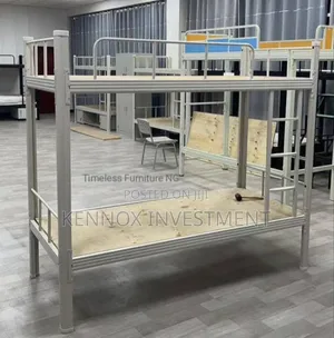 3ft by 6ft Solid Foreign Iron Bunk Bed