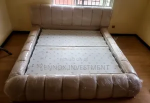 6 by 6 Well Foamed Milk Bedframe 