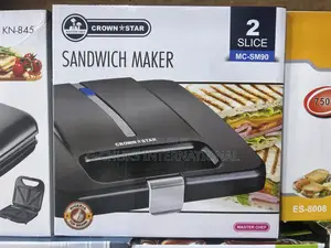 Crown Star Sandwich Maker/ Toaster- 2 Slice