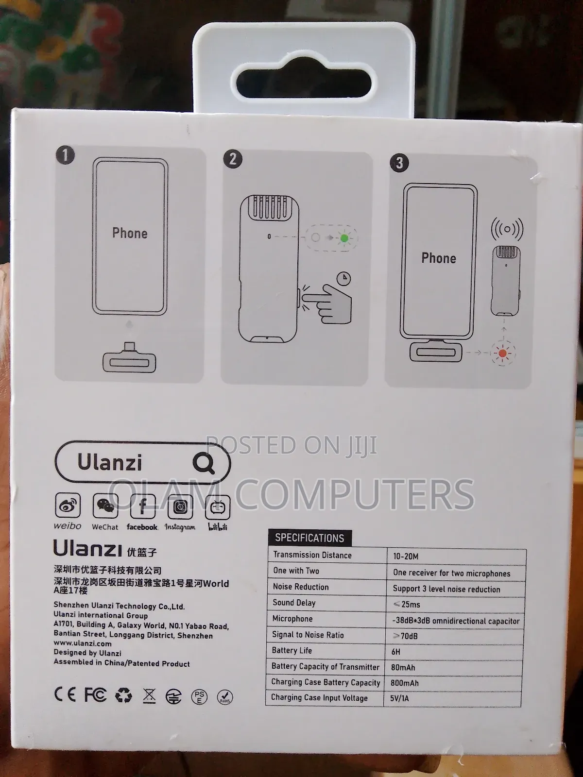 Ulanzi J12 Wireless Microphone