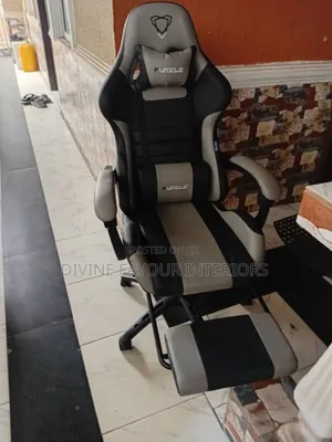 Furgle Pro Computer Racing Gaming Chair - Black Grey