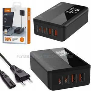 Ldnio A4808q 65w Fast Desktop Charger – Usb-c 1.5m - Black