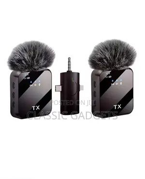 BKN (F11-2 3 in 1 Wireless Microphone, Noise Cancellation