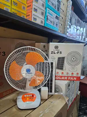Zl-f5 Solar Fan – Stay Cool In Ojo, Egbeda, Ikorodu & More!
