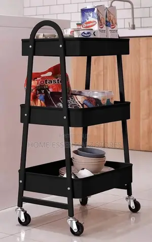 Multipurpose 3 Layers Metal Trolley