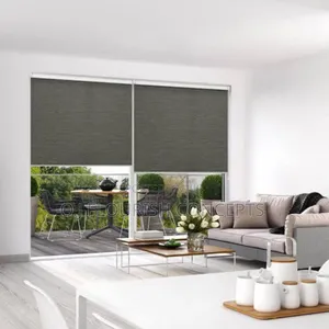 Grey Blackout Roller Blinds
