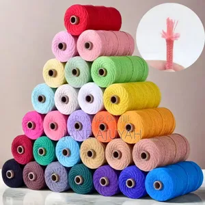 3mm 100m Macrame Knitting Cotton Cord
