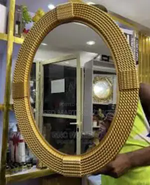 Executive Round Shaped Mirror.Size: 60cm*80cm