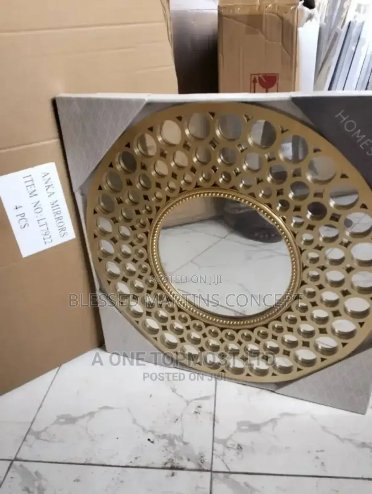 65cm Executive Wall Round Shaped Mirror.