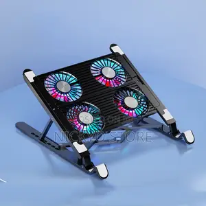 RGB Laptop Cooling Pad With 4 High-Speed Fans