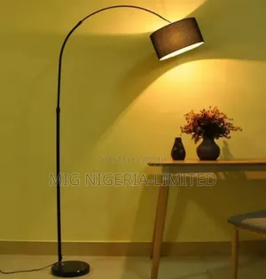 Floor Lamp Curve and Tall Bedroom, Living Room Light Deco