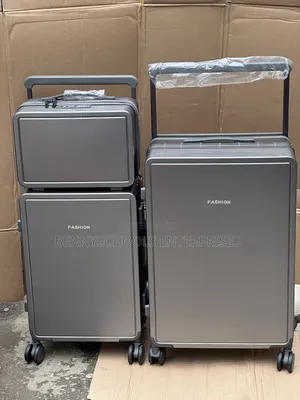 Fashion Set of 3 Gray Celebrity Luxury Luggage Boxes