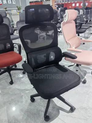Egornomic Office S8wivel Chair With Flip Armrest -Full Black