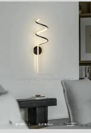 Modern Wall Lamps Led Simple White Black Wall Light Sconces