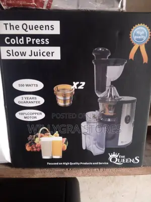 High Quality Queens Cold Press Slow Juicer