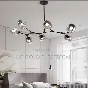Modern Glass Led Chandeliers Nordic Style Ideal Dining Room