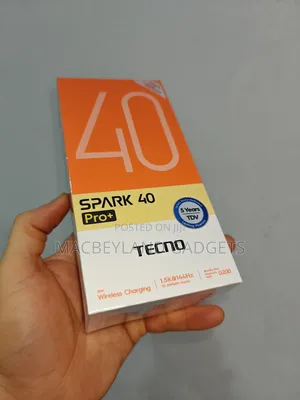 New Tecno Spark 40 Pro+ 256 GB Black