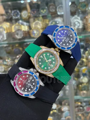 Original Rolex Calendar Rubber Strap Watch in Store