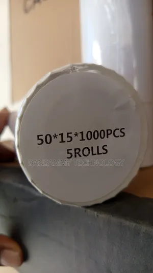 50*15mm Barcode Label Sticker