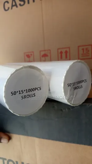 50*15mm Barcode Label Sticker