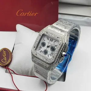 Cartier Chronograph Stainless Ladies Wristwatch