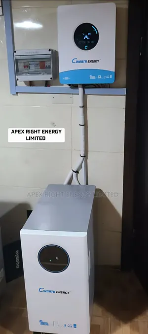12kva Cworth Hybrid Setup+15kwh Lithium+12pcs-650w Panel
