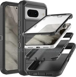 Google Pixel 8 - 360 Degree Defender Case + Screen Guard