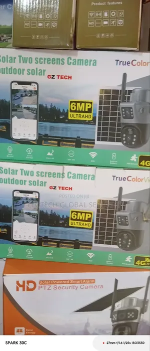 Dual Lens V380 Solar Camera