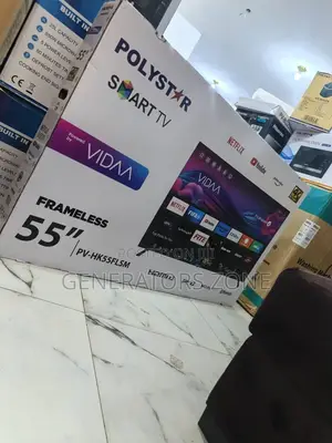 Original Polystar 55 Inches Smart Tv – Android Pv-Hk55flsm