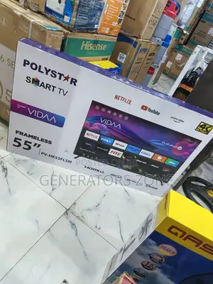 Hot Deal! Polystar 55” Smart Tv Pv-Hk55flsm