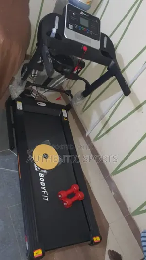 Bodyfit 2.5hp Treadmill With Massager,Mp3, Dumbbells