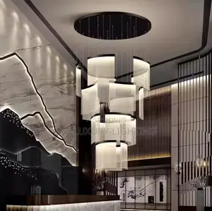 Big Parlor Executive Staircase Luxury Chandeliers