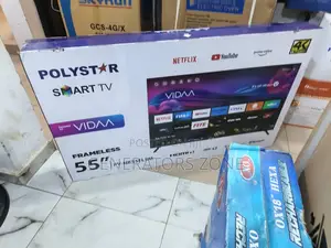 Polystar 55-Inch Smart Screen Watch,Stream,Enjoy Pv-Hk55flsm