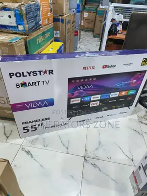 Sharp Quality Polystar 55 Inch Smart Tv+Vidaa