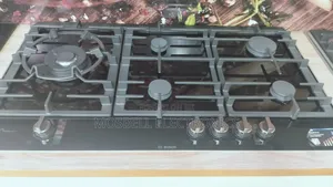 Bosch 90cm Gashob 5 Burner Cooker Black