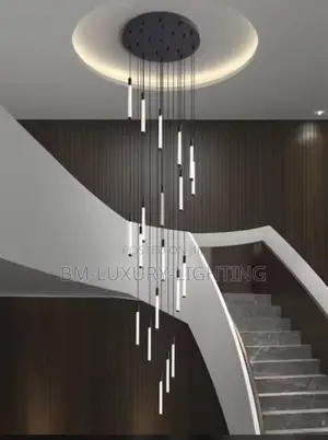 Modern Lighting Luxury Spiral Staircase Pendant Light