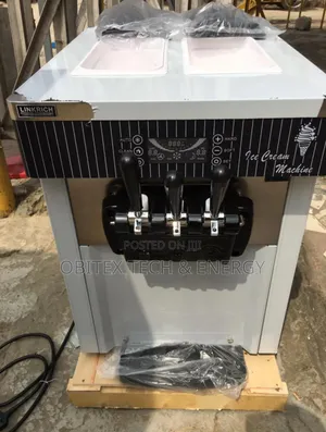 Linkrich Soft‐Serve Ice Cream Machine, Auto‐Clean, LCD Panel
