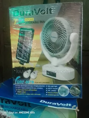 Duravolt 3in1 Solar Fan