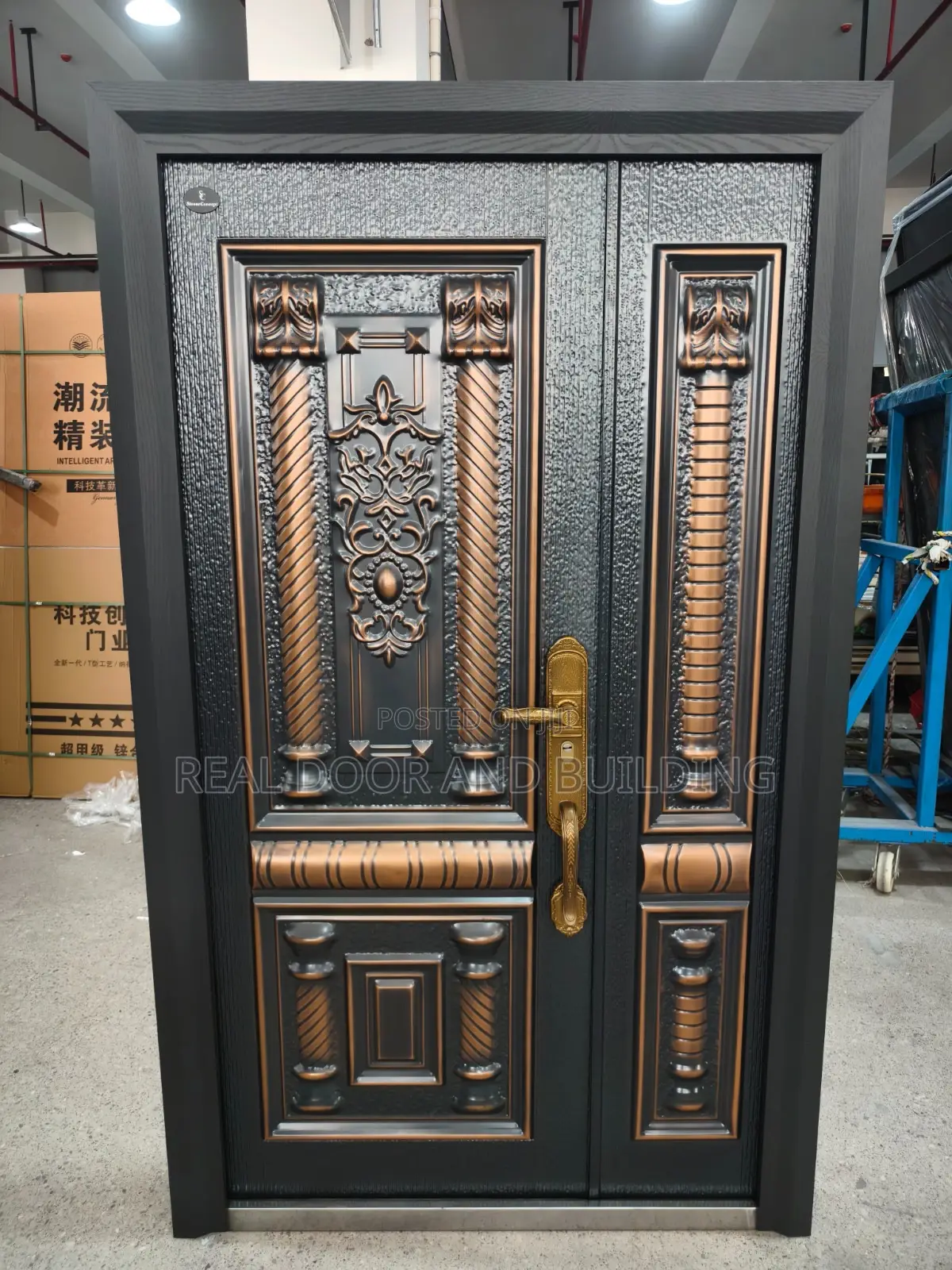 Imported Security Copper Cast Door.