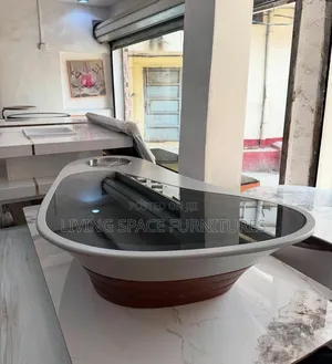 Executive Glass Top Center Table