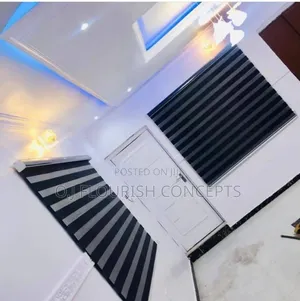 Black Day And Night Window Blinds
